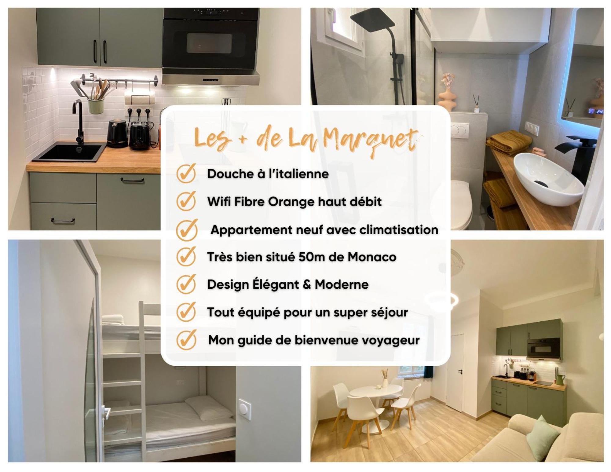 Appartements Neuf - Frontiere De Monaco - Clim - Wifi Кап-д'Ай Экстерьер фото