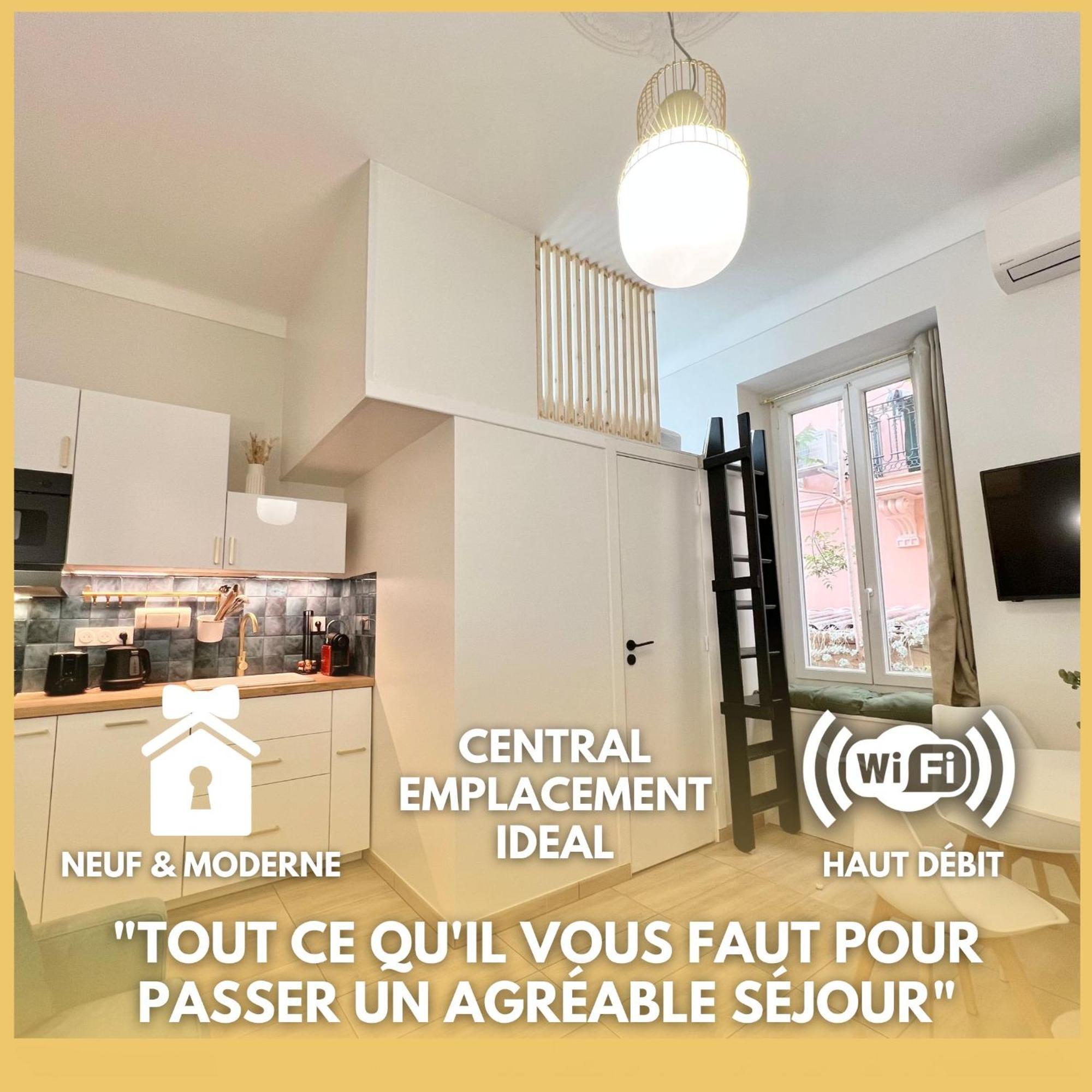 Appartements Neuf - Frontiere De Monaco - Clim - Wifi Кап-д'Ай Экстерьер фото