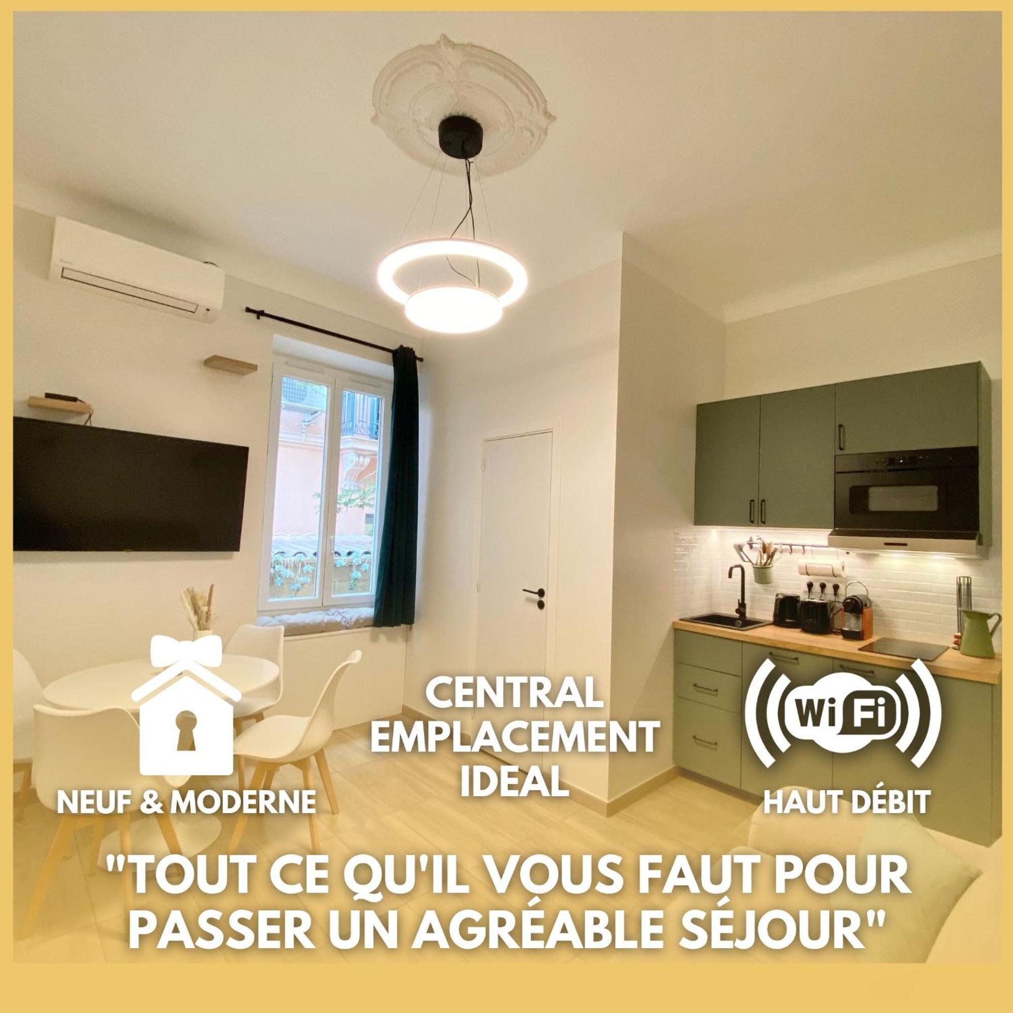 Appartements Neuf - Frontiere De Monaco - Clim - Wifi Кап-д'Ай Экстерьер фото